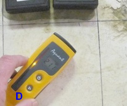 Hull moisture store meter